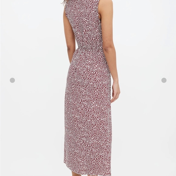 ANINE BING Silk Wrap Dress - LEAH WRAP - Wild Heart - Picture 8 of 10